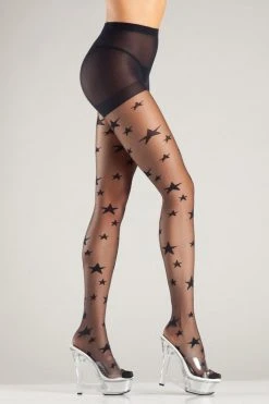 Be Wicked Hosiery Wishing On A Star Pantyhose