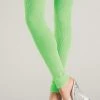 Be Wicked Hosiery Neon Green Acrylic Leg Warmer