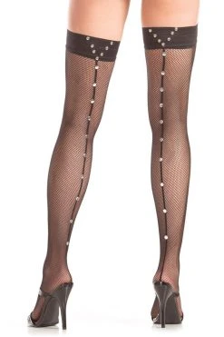 Be Wicked Hosiery Bling Bling Thigh Highs