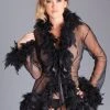 Be Wicked Lux Robe Black