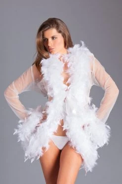 Be Wicked LINGERIE Lux Robe White