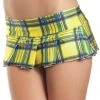 Be Wicked Plaid Mini Skirt