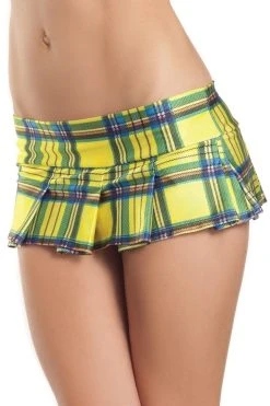 Be Wicked Plaid Mini Skirt