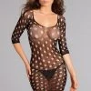 Be Wicked Polka Dot Mesh Bodystocking 1 Be Wicked Polka Dot Mesh Bodystocking
