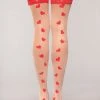 Be Wicked Hosiery Sweetheart Thigh Highs