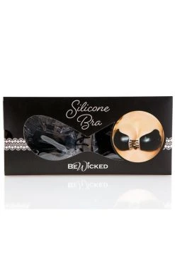 Be Wicked LINGERIE Black Silicone Tie Up Bra 11 Be Wicked LINGERIE Black Silicone Tie Up Bra