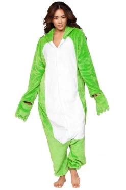 Be Wicked SLEEPWEAR FROG Adult Onesie