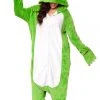 Be Wicked SLEEPWEAR FROG Adult Onesie
