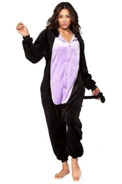 Be Wicked CAT Adult Onesie SLEEPWEAR