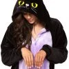 Be Wicked CAT Adult Onesie SLEEPWEAR