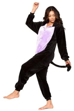 Be Wicked CAT Adult Onesie SLEEPWEAR