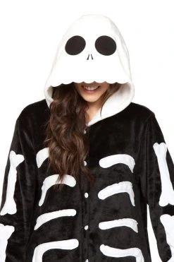 Be Wicked SLEEPWEAR SKELETON Adult Onesie