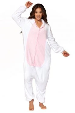 Be Wicked PINK UNICORN Adult Onesie SLEEPWEAR