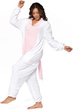 Be Wicked PINK UNICORN Adult Onesie SLEEPWEAR