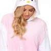 Be Wicked KITTY CAT Adult Onesie SLEEPWEAR