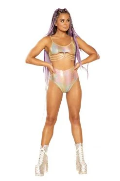 JValentine Snake Skin High-Cut High-Waist Short CLOTHING