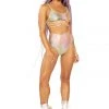 JValentine Snake Skin High-Cut High-Waist Short CLOTHING