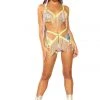 JValentine RAVE & FESTIVAL Confetti Fringe Harness Bottom
