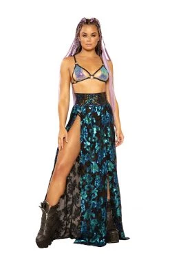 JValentine CLOTHING Sequin Gypsy Skirt