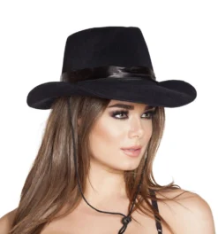 Roma Costume Black Cowboy Hat Costume Accessories