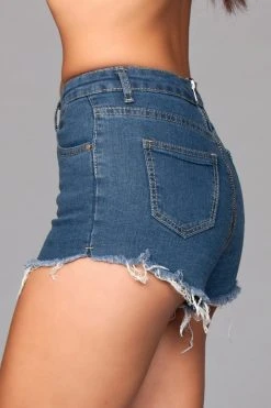 Be Wicked CLOTHING Zip Me Up Denim Shorts