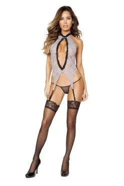 Roma Costume Laced Bustier Set LINGERIE