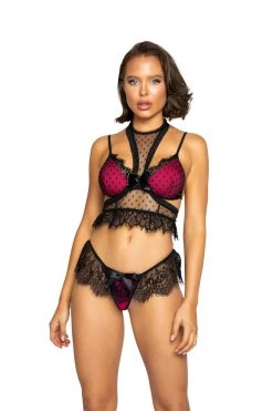 Roma Costume Cutesy Harness Lingerie Set