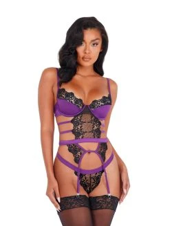Roma Costume LINGERIE Embroidered Lace & Satin Bustier Set 19 Roma Costume LINGERIE Embroidered Lace & Satin Bustier Set