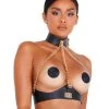 Roma Costume Leatherette & Chain Holster