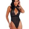 Roma Costume Sheer Glittered Romper Tops