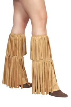Roma Costume Honey Fringed Leg Warmer