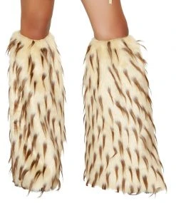 Roma Costume Spike Fur Leg Warmer Rave Leg Warmers & Wraps