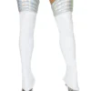 Roma Costume White Space Girl Leggings Costume Accessories