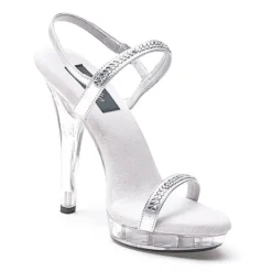 Ellie Shoes 5 Heel Rhinestone Sandal