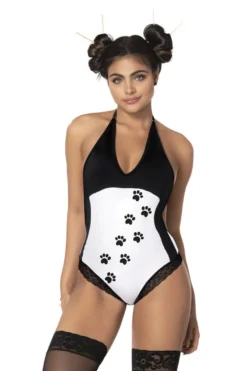 Espiral COSTUMES Panda Bodysuit Costume
