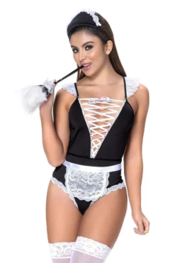Espiral COSTUMES Fancy French Maid Costume