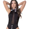 Espiral COSTUMES Elegante Bunny Bodysuit Costume