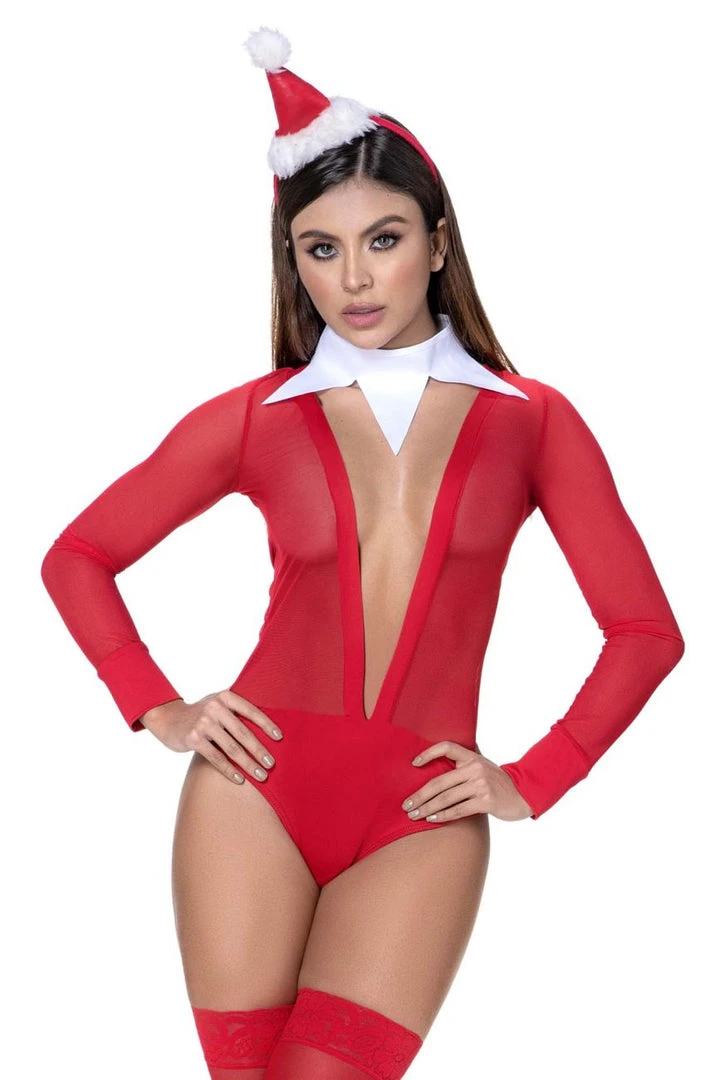 Espiral LINGERIE Sexy Elf Bodysuit Costume 5 Espiral LINGERIE Sexy Elf Bodysuit Costume