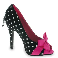 Ellie Shoes 5 Microfiber Satin Peep-Toe