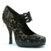 Ellie Shoes 4.5 Concealed Platform Fabric Mary Jane