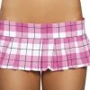 Roma Costume Argyle Pleaded Plaid Skirt