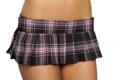 Roma Costume Pleaded Plaid Skirt CLOTHING