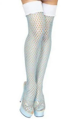 Roma Costume Hosiery Light Blue Stockings