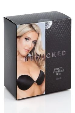 Be Wicked Black Smooth Invisible Bra