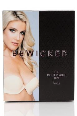 Be Wicked LINGERIE Nude The Right Places Bra
