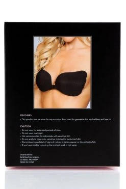 Be Wicked Black Hooked Up Invisible Bra LINGERIE