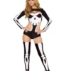 JValentine Sexy Skeleton Costume COSTUMES