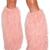 JValentine Pink Mohair Legwarmers