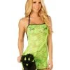 JValentine Lace Dress Lime Black 1 JValentine Lace Dress Lime Black