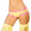 JValentine Sexy Yellow Pink Lace Short 2 JValentine Sexy Yellow Pink Lace Short